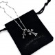 Heart of Croissant Black Diamond Size Cross NecklaceUnique style and design Classic elements are always sold outA must-have for all fashionistas. Consistent Zp material.