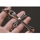 Counter new Chrome Hearts   Chrome Hearts Retro Classic Cross Pendant Classic Necklace Original craftsmanship Seiko quality Pure handmade ～ genuine open mold   Trendy fashion must Men and women can wear Couples models wi