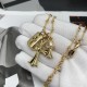 Chrome Hearts   Heart of Crocker Gold 3-Piece Necklace Length 55cm