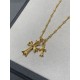 Crocus Rhinestone Double Cross Necklace Pendant can be removed and worn on 2 sidesA must have for cool girls