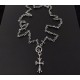 Cross Heart Classic Adjustable ChainEach cross can be worn in all seasons!It's so cool!Length 70cmWeight 44g