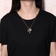 KROHM NECKLACEClassic Necklace Top Finished Version Details Consistent zpdouble cross necklace  hang tag