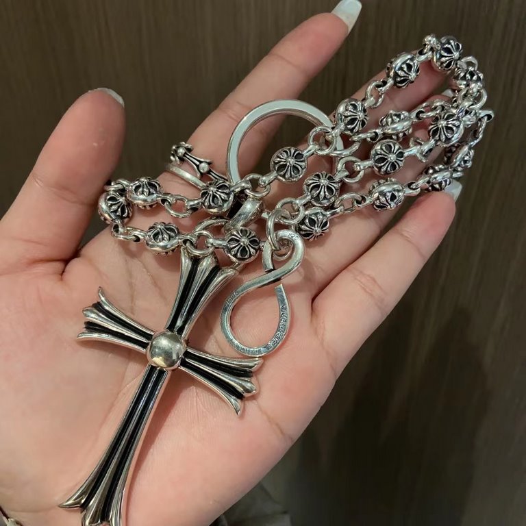 New Arrival]                Heart of Crocker thick section of the bag chain completely different from the market ordinary version of the vintage necklace original replica handmade ～ genuine open mold   trend and fashion 