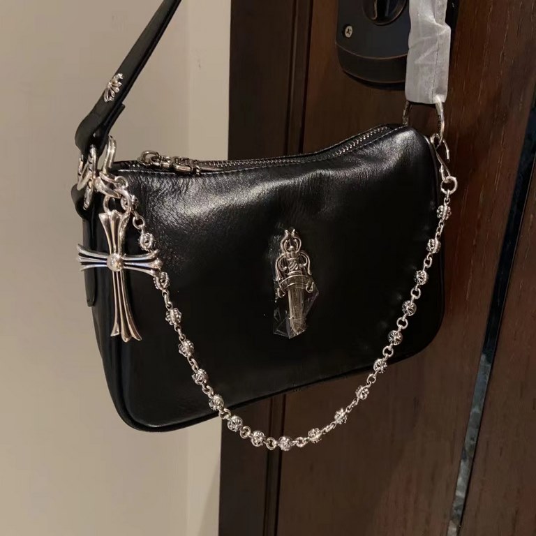 New Arrival]                Heart of Crocker thick section of the bag chain completely different from the market ordinary version of the vintage necklace original replica handmade ～ genuine open mold   trend and fashion 