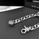 New counter crafted version Chrome He@rts Crocenter twist half-flower bracelet Lobster clasp bracelet Original replica Pure handmade ～ genuine open mold   Trendy fashion must Men and women can wear Couple models with the