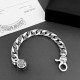 New counter crafted version Chrome He@rts Crocenter twist half-flower bracelet Lobster clasp bracelet Original replica Pure handmade ～ genuine open mold   Trendy fashion must Men and women can wear Couple models with the