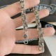 New version chromehearts Crocenter necklace letter bracelet Rock punk style Retro elements Trendy hundred with the official website with the same paragraph   CH Crocenter necklace male retro punk female Kwon Chi-Lung GD 