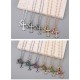 Crocus Double Cross NecklaceBamboo chain handmade Top quality crafted versionThe details are consistent and the inlays are perfect.KO market all ordinary quality New!