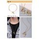 Crocus Double Cross NecklaceBamboo chain handmade Top quality crafted versionThe details are consistent and the inlays are perfect.KO market all ordinary quality New!