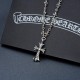 Always on hot sale! Chrome hearts Chrome hearts classic cross set of necklaces, men's and women's necklaces with diamonds, note the color of your order, length 60 cm