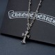 Always on hot sale! Chrome hearts Chrome hearts classic cross set of necklaces, men's and women's necklaces with diamonds, note the color of your order, length 60 cm