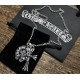 New Arrival】Genuine open chromehearts chromehearts necklaces super hot double cross necklacesWeight 31g