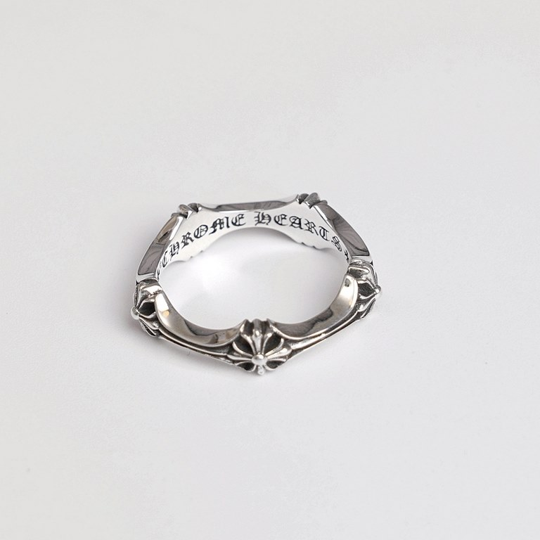 [New Arrival]                Crocus Cross Bone RingOriginal open mold Rare model 925 sterling silverFine version of couple's model    12-24#