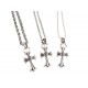 Alphabet Chain   Pearl Chain   Authentic Open Chrome Hearts Crooked HeartPeach Heart Cross  Chain