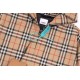 P345 BBR 23ss Spring and Autumn New Classic Plaid Stripe Hooded Windbreaker Jacket The fabric is made of guest original custom regenerated polyester fiber worsted, the fabric is soft, lightweight, and completely differen