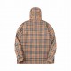 P345 BBR 23ss Spring and Autumn New Classic Plaid Stripe Hooded Windbreaker Jacket The fabric is made of guest original custom regenerated polyester fiber worsted, the fabric is soft, lightweight, and completely differen