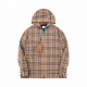 P345 BBR 23ss Spring and Autumn New Classic Plaid Stripe Hooded Windbreaker Jacket The fabric is made of guest original custom regenerated polyester fiber worsted, the fabric is soft, lightweight, and completely differen