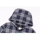 P330 BBR 23ss Spring and Autumn New Classic Plaid Stripe Hooded Windbreaker Jacket The fabric is made of guest original custom regenerated polyester fiber worsted, the fabric is soft, lightweight, and completely differen