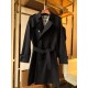 900  Men's Sandringham Collection Black Long[BUR ace pointed goods, the treasure of the town store] can inherit several generations of classic trench coat, the top of the original original fabrics, the market's most catt