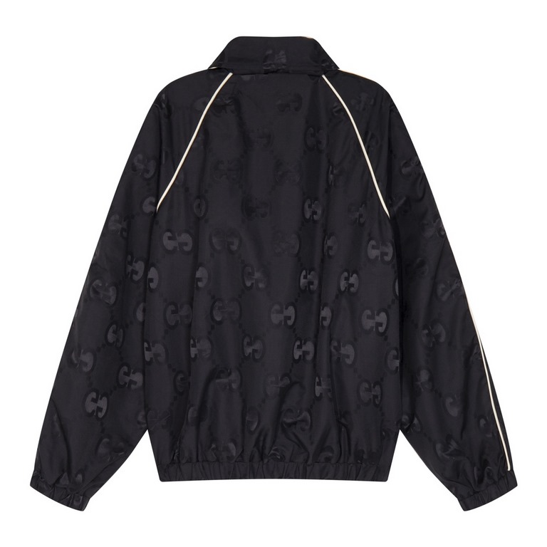 P320, Gucci       GC Double G Large Jacquard Lapel Canvas Jacket JacketLight luxury Men and women daily commuting wear must-have items Correct version of the casual comparison [wit]This is the perfect jacket for this sea