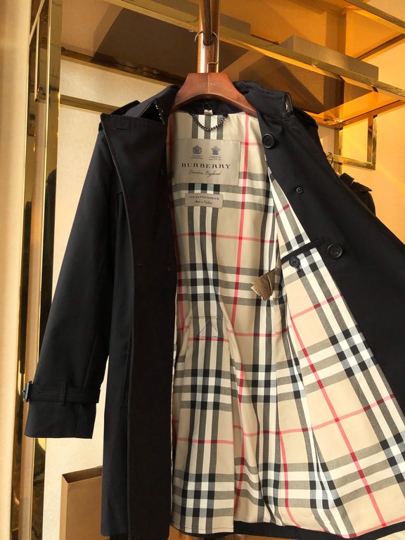 880  Men's Sandringham Collection Mid-LengthBUR ace pointed goods, the treasure of the town store] can inherit several generations of classic trench coat, the top of the original original fabrics, the market's most cattl