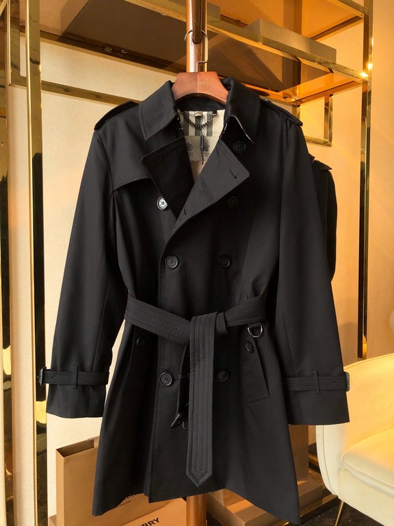 880  Men's Sandringham Collection Mid-LengthBUR ace pointed goods, the treasure of the town store] can inherit several generations of classic trench coat, the top of the original original fabrics, the market's most cattl