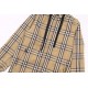 P370 Bur new! BBR Truffle Color Plaid Reversible JacketOriginal purchased in Beijing SKP 15610 yuan fabric fixed weaving and dyeing restore fabric stiffness khaki plaid fabric difference market ready-made fabric plaid la