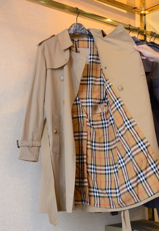 900  Men's Kensington Fit - Heritage Trench Honey Regular Mid-Length Trench CoatBUR ace pointed goods, the treasure of the town store] can inherit several generations of classic trench coat, the top of the original origi