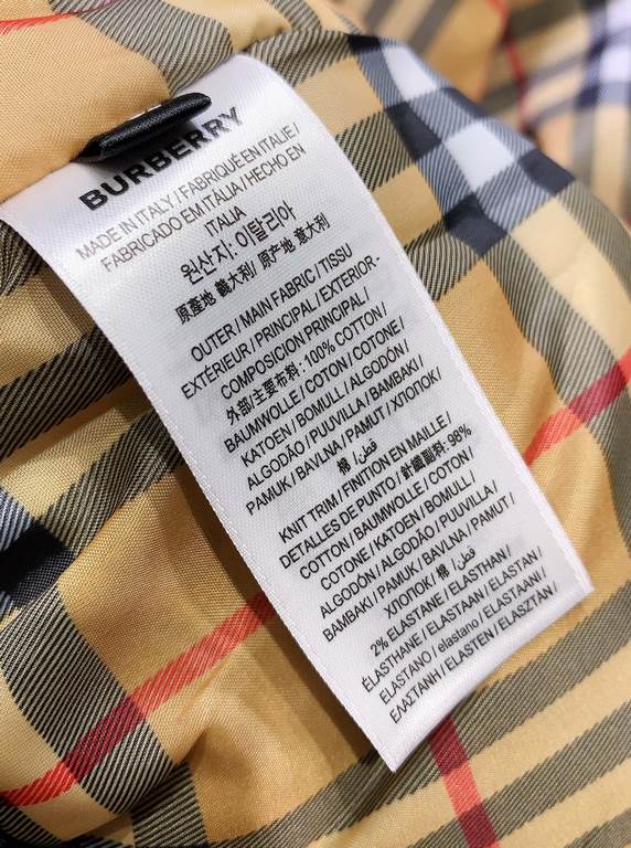 380 BURBERRY Burberry new jacket customized fabric counter same quality super heavy fabric workmanship bar   version of the perfect Note   fabric super comfortable non-market ordinary goods Size M-XXXLH05