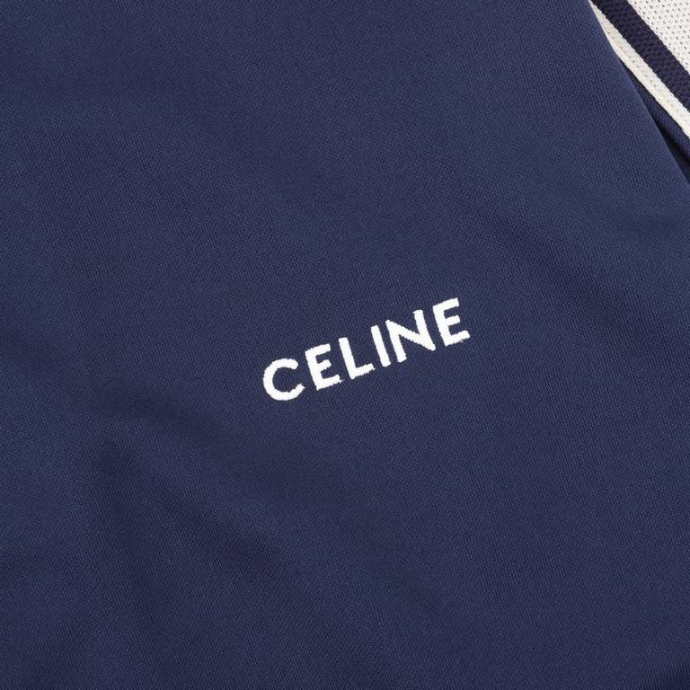 Next day shipping  350 (support put in store)CELINECELINE Side Webbing Zipper JacketOriginal purchase, perfect restoration. Fixed weaving and dyeing fabrics, scrapping rate is extremely high, clothing time-consuming and 