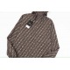 P310FEND  Fendi full printed logo reversible jacket.Divided into striped side and full logo jacquard side, two styles to switch at will, the style does not need to say more, low-key luxury, both sides take away the class