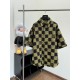 3401VLouis 24SS spring and summer new Wang Jiaer same color woven jacquard checkered denim jacket jacketSize SMLXLThe only correct version of the only one correct fabric 3000 meters order quantity The whole body to take 