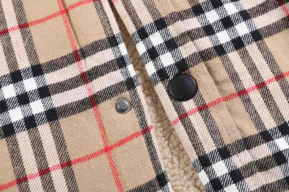 P365BBR Checked Lamb Coat  was ￥156,200 to buy, custom new color matching plaid fabric, lambswool base material custom dyeing, checkerboard cut piece sewing, open mold custom hardware, custom standard basic accessories.#