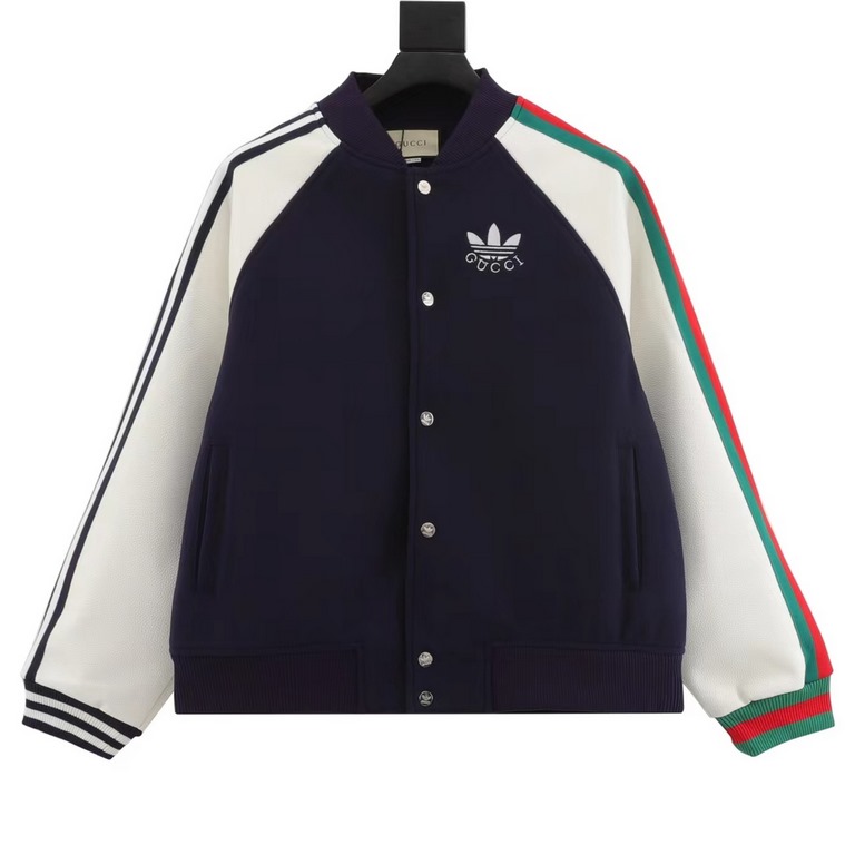 Next day shipping  435 (support put in store)G's × adidas Shamrock Shamrock Webbing Baseball JacketWarm tips hand wash or dry clean is recommended!This year's extraordinarily hot baseball jersey jacket, the market at all