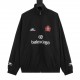 Next Day Shipping  500Balenciaga Balenciaga BLCG 24SS Manchester United Football Track Jacket CoatOversized fit, high stand collar, raglan sleeves, double head zipper closure, 2 zipped slash pockets, matching piping deta