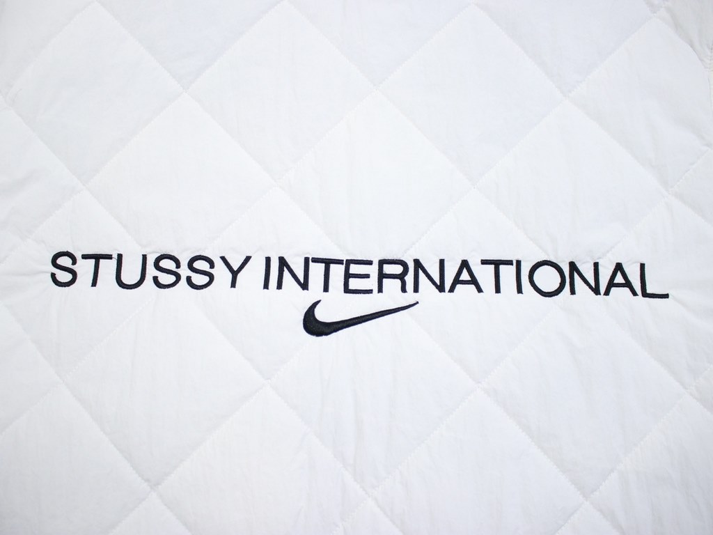 295#S06 Stussy x Nike Stussy Co-branded Nike Logo Embroidered Sub Edition Reversible Jacket Jacket Jacket Cotton Baseball JerseyMen's and women's models of the same fire broken goods king, the last heat of the joint The 