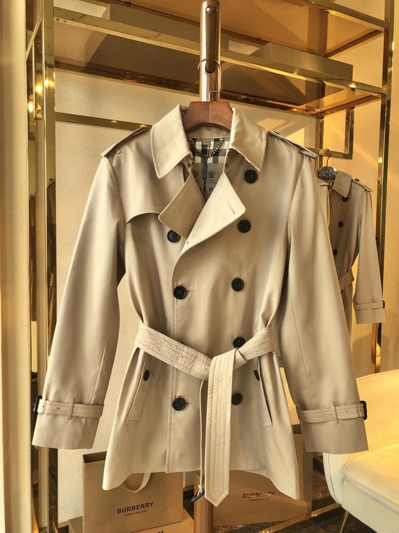 880  Men's Sandringham Collection Honey Short[BUR ace pointed goods, the treasure of the town store] can inherit several generations of classic trench coat, the top of the original original fabrics, the market's most cat