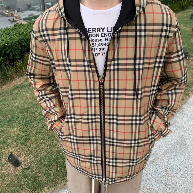 BurberryBurberry Classic Small Plaid Reversible Jacket Jacket Tops#