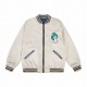 P340 Gu 23FW fall and winter new reversible jacket jacket Front side is made of Japanese acetate fabric Reverse side is washed denim fabric Soft handfeeling Chest embroidery   applique Logo Customized bronze zipper High-