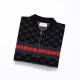 240 (top version, differentiated currency)Style Gucci  GUCCI chest electro-embroidery logo splicing colorful stripes belt jacket jacketColor picture colorSize M-XXLMaterial 50% wool  polyesterAccessories full set of cust