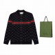 240 (top version, differentiated currency)Style Gucci  GUCCI chest electro-embroidery logo splicing colorful stripes belt jacket jacketColor picture colorSize M-XXLMaterial 50% wool  polyesterAccessories full set of cust