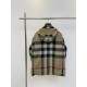 P510burberrBBr Burberry reversible two-way vintage plaid recycled polyester jacket jacketSize：SMLXLOur family this year's fall and winter models are finally hot on the line, sports jacket heavy attack, the counter sellin