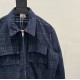 435 burberry Burberry 2023 FW fall and winter new treasure blue lapel jacketSIZE SMLXLCustomized corduroy check fabricClassic plaid design on the insideMetal zipper closureSymmetrical flap pockets on front chestStraight 