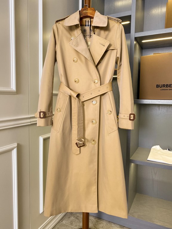 P840  Kensington Edition - Heritage Trench Long Trench CoatBUR ace pointed goods, the treasure of the town store] can be inherited for several generations of the classic trench coat, the top of the original original fabr