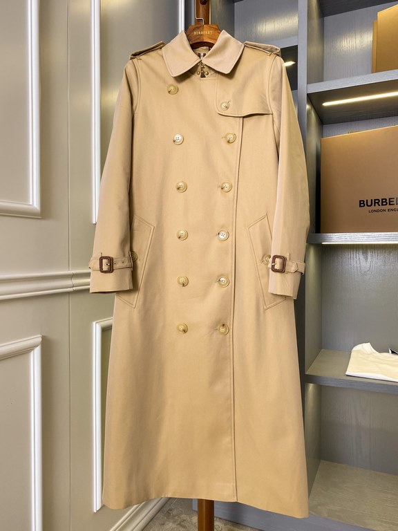 P840  Kensington Edition - Heritage Trench Long Trench CoatBUR ace pointed goods, the treasure of the town store] can be inherited for several generations of the classic trench coat, the top of the original original fabr