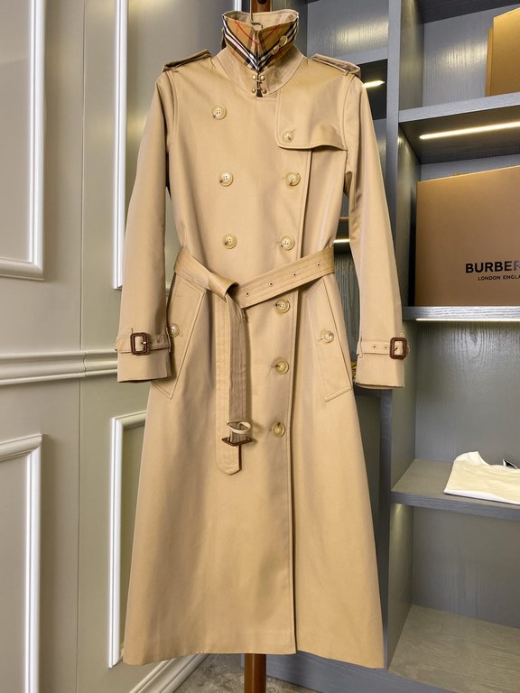 P840  Kensington Edition - Heritage Trench Long Trench CoatBUR ace pointed goods, the treasure of the town store] can be inherited for several generations of the classic trench coat, the top of the original original fabr