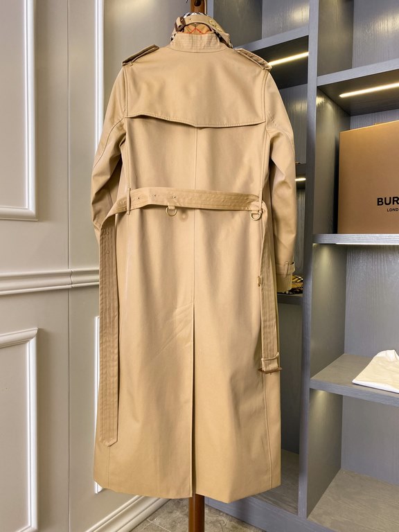 P840  Kensington Edition - Heritage Trench Long Trench CoatBUR ace pointed goods, the treasure of the town store] can be inherited for several generations of the classic trench coat, the top of the original original fabr