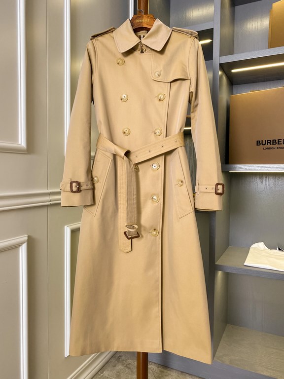 P840  Kensington Edition - Heritage Trench Long Trench CoatBUR ace pointed goods, the treasure of the town store] can be inherited for several generations of the classic trench coat, the top of the original original fabr