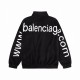 P300 BALG Paris 23FW New jacket Shake fleece fabric Soft and skin-friendly High-density embroidery of the latest official website LOGO Lining sports mesh soft and comfortable Customized hardware double slider zipper Loos