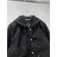 335 New Givenchy Givenchy 23ss Baseball Jacket Jacket Cotton Hooded Coat, wool tweed thickness moderate, sleeve arm leather, genuine leather, non-artificial leather, thick full and rounded! Chest imported embroidery  lea